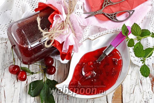 Фото Джем из черешни с желатином