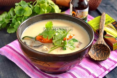 Фото рецепта Суп Том Кха