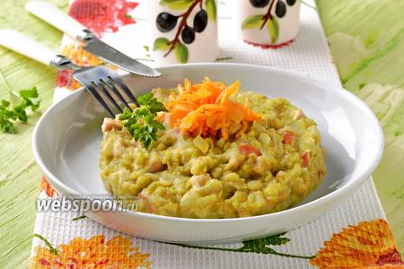 Фото рецепта Гороховая каша с копчёностями