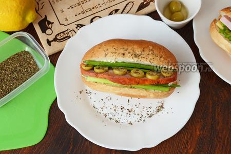 Фото рецепта Хот-дог с травами