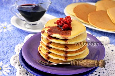 Фото рецепта Панкейки без яиц