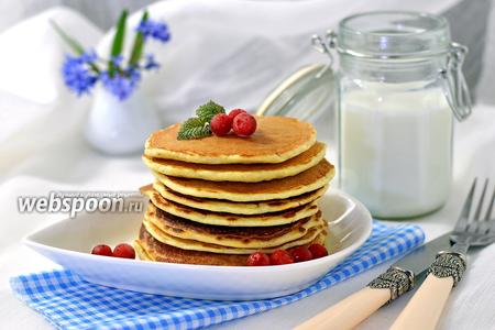 Фото рецепта Панкейки без муки