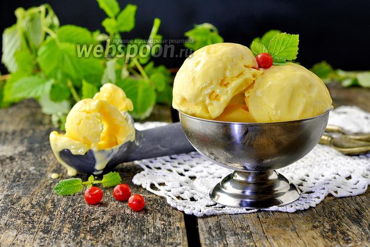 Фото Мороженое домашнее сливочное классическое