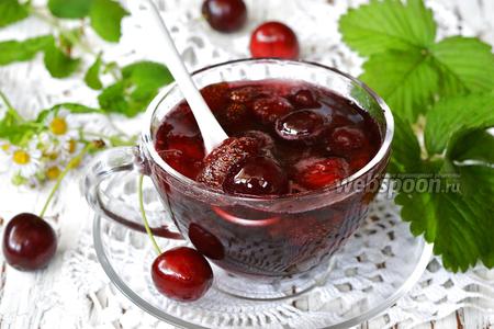 Фото рецепта Варенье из клубники и черешни