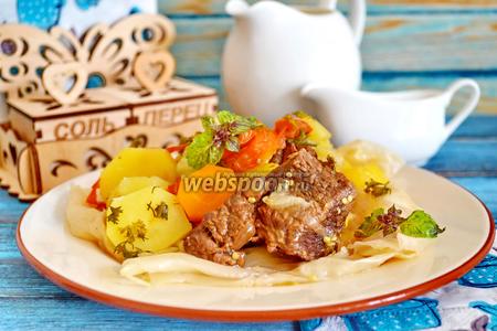 Баранина тушеная в мультиварке: рецепт приготовления блюда из баранины пошагово