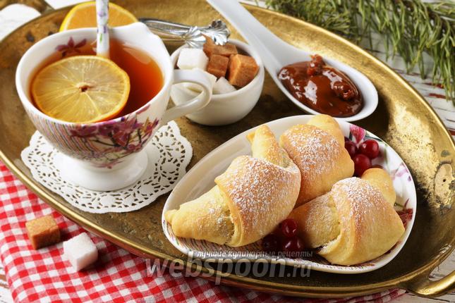 Фото Рогалики с варёной сгущёнкой