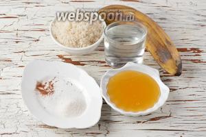 Для работы нам понадобится мёд, сахар, бананы, вода, молотая корица, ванильный сахар, лимонная кислота.