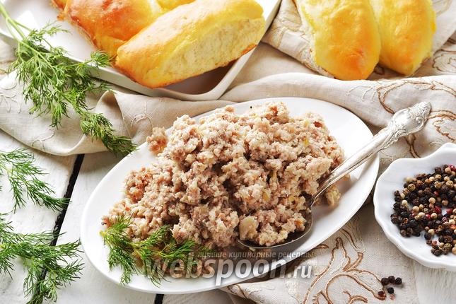Фото Начинка для пирожков из курицы