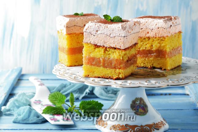 Фото Пляцок с ревенем