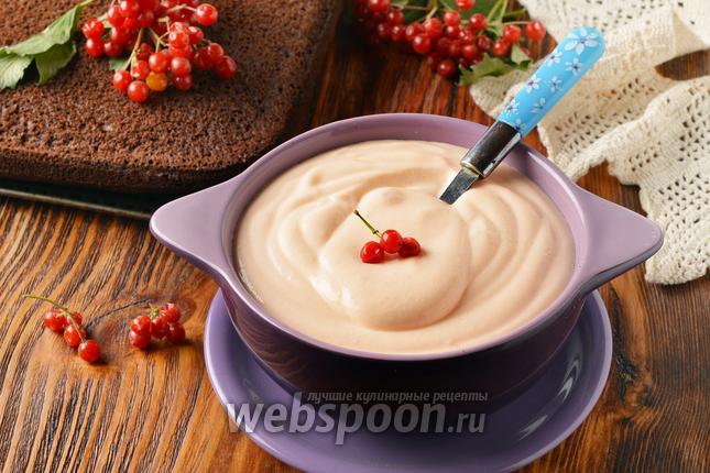 Фото Творожный крем с желатином