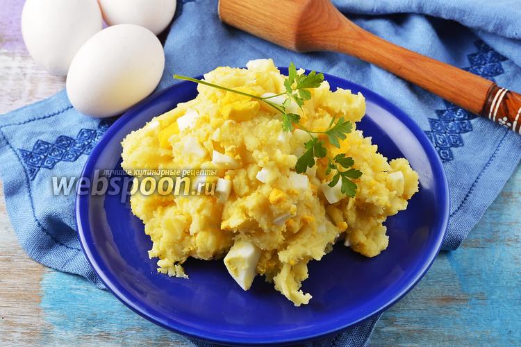 Фото Начинка для пирожков с картошкой и яйцами