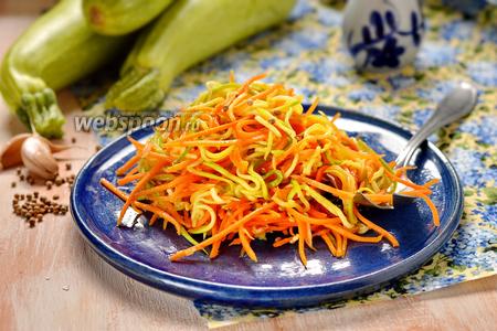 Фото рецепта Цукини по-корейски