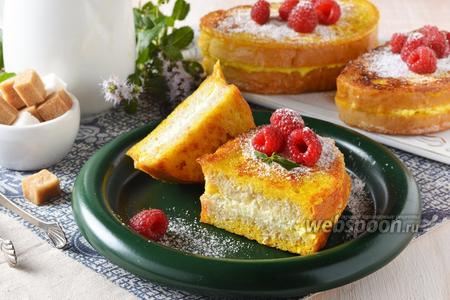 Фото рецепта Творожные гренки