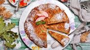 Фото рецепта Пирог из лаваша с творогом и яблоками
