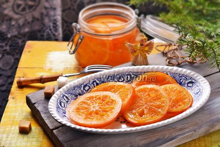 Фото рецепта Карамелизированные апельсины