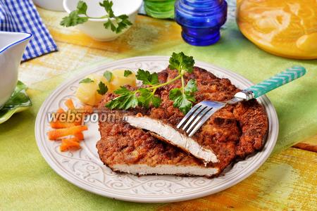 Фото рецепта Шницель куриный