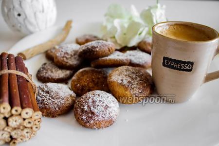 Фото рецепта Творожное печенье с корицей