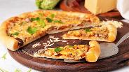 Фото рецепта Пицца с сырным бортиком