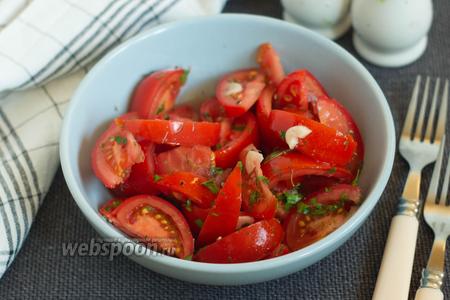 Фото рецепта Маринованные помидоры за 2 часа