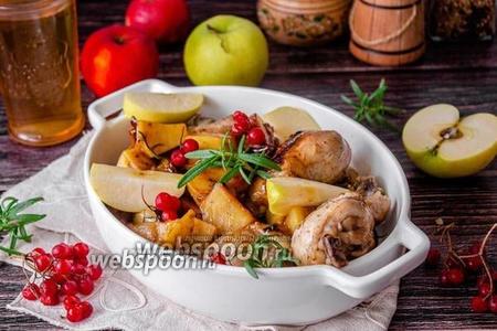 Фото рецепта Курица с картофелем в яблочном соке