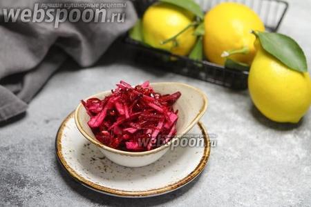 Фото рецепта Салат «Щётка» с гранатом