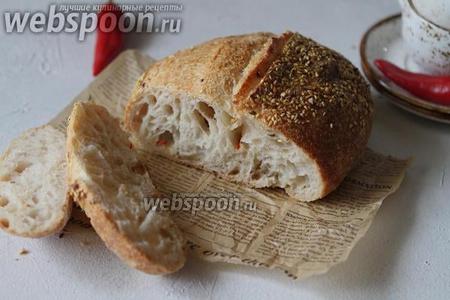 Фото рецепта Хлеб с перцем чили