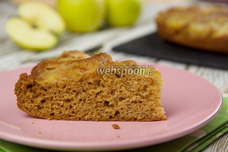 Имбирный пирог с яблоками видео рецепт
