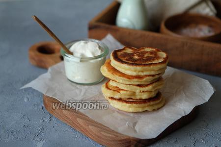 Фото рецепта Дрожжевые оладьи