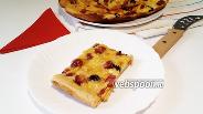 Фото рецепта Пицца на жидком тесте с охотничьими колбасками и маслинами
