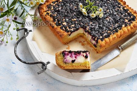 Пирог с черникой на молоке - рецепт с фото - Рецепты, продукты, еда | Сегодня