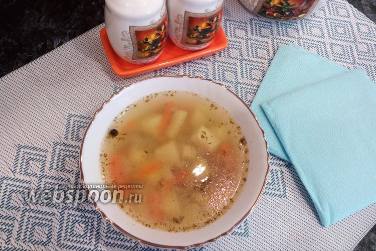 Фото Гороховый суп на утином бульоне