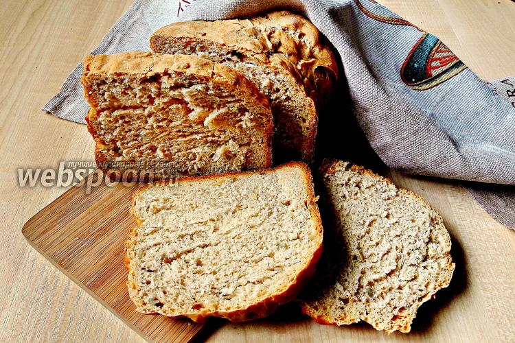 Фото Цельнозерновой хлеб на сыворотке с семечками