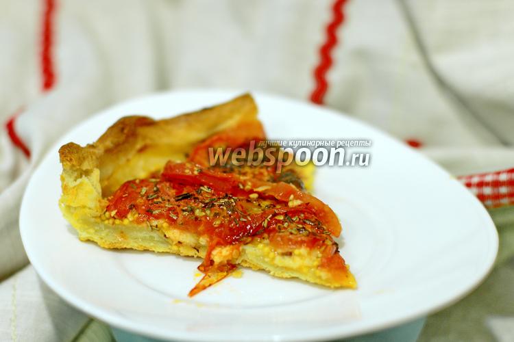 Фото Горчичный тарт с помидорами