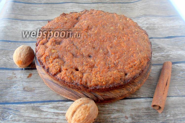 Фото Морковный пирог на кокосовой муке