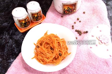 Фото рецепта Пряная морковь по-корейски с хмели-сунели и паприкой