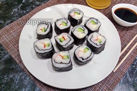 Вегетарианские роллы или маки-суши