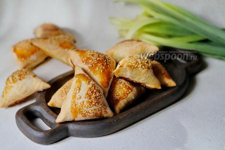 Эчпочмак на кефире — пирожки треугольной формы с мясом и картошкой