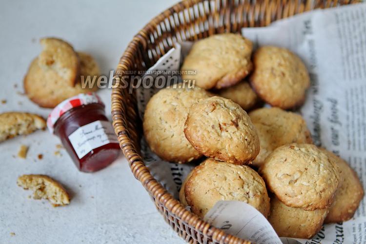Фото Овсяное печенье с орехами