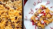 Фото рецепта Запеканка из макарон с мясом и грибами