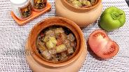 Фото рецепта Картофель с шампиньонами и помидором