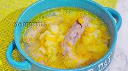 Фото рецепта Суп из куриных шеек в мультиварке
