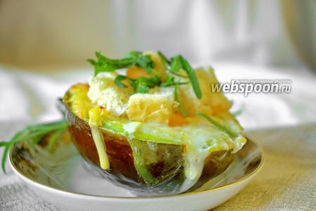 Фото рецепта Яичница в авокадо