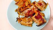 Фото рецепта Минтай с морковью и луком в духовке