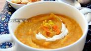 Фото рецепта Морковный суп-пюре с имбирём и карри