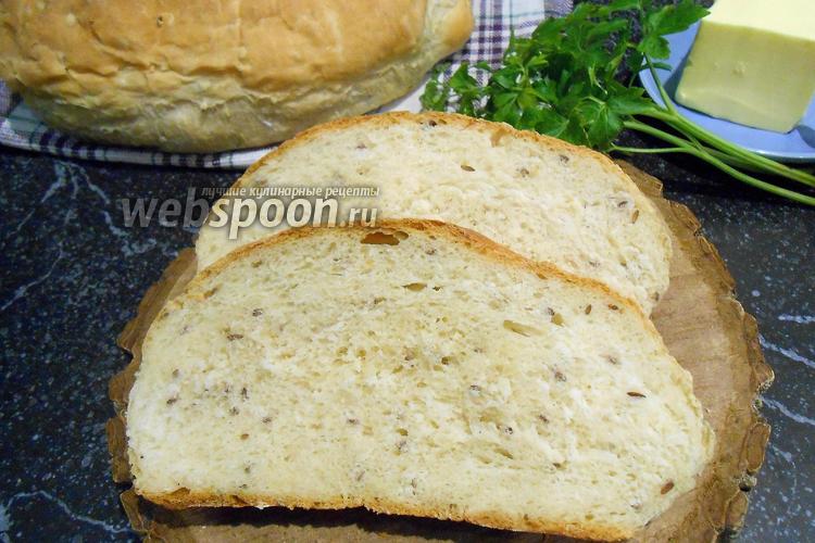 Фото Пшеничный хлеб на молоке с семенами льна