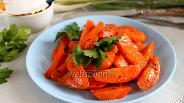 Фото рецепта Морковь с тимьяном и мускатным орехом 