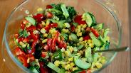 Фото рецепта Кукурузный салат с перцем
