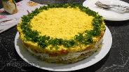 Фото рецепта Салат «Мимоза» с сардиной и плавленым сыром