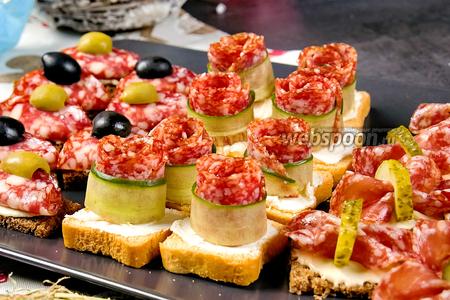 Канапе: изысканные мини-бутерброды для закуски