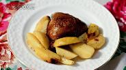 Фото рецепта Греческая курица с лимоном и картофелем